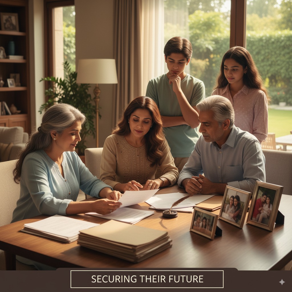 Will for protection of family property